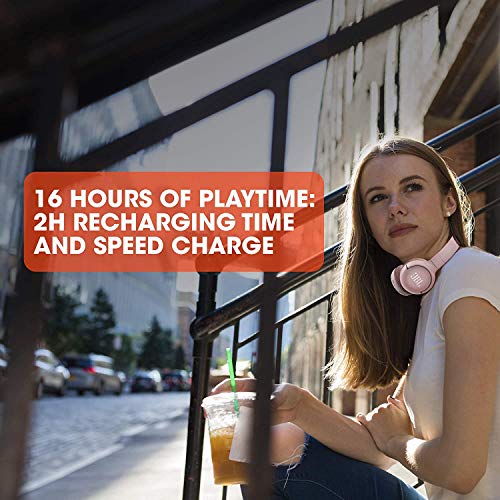 JBL TUNE 500BT - On-Ear Wireless Bluetooth Headphones - White