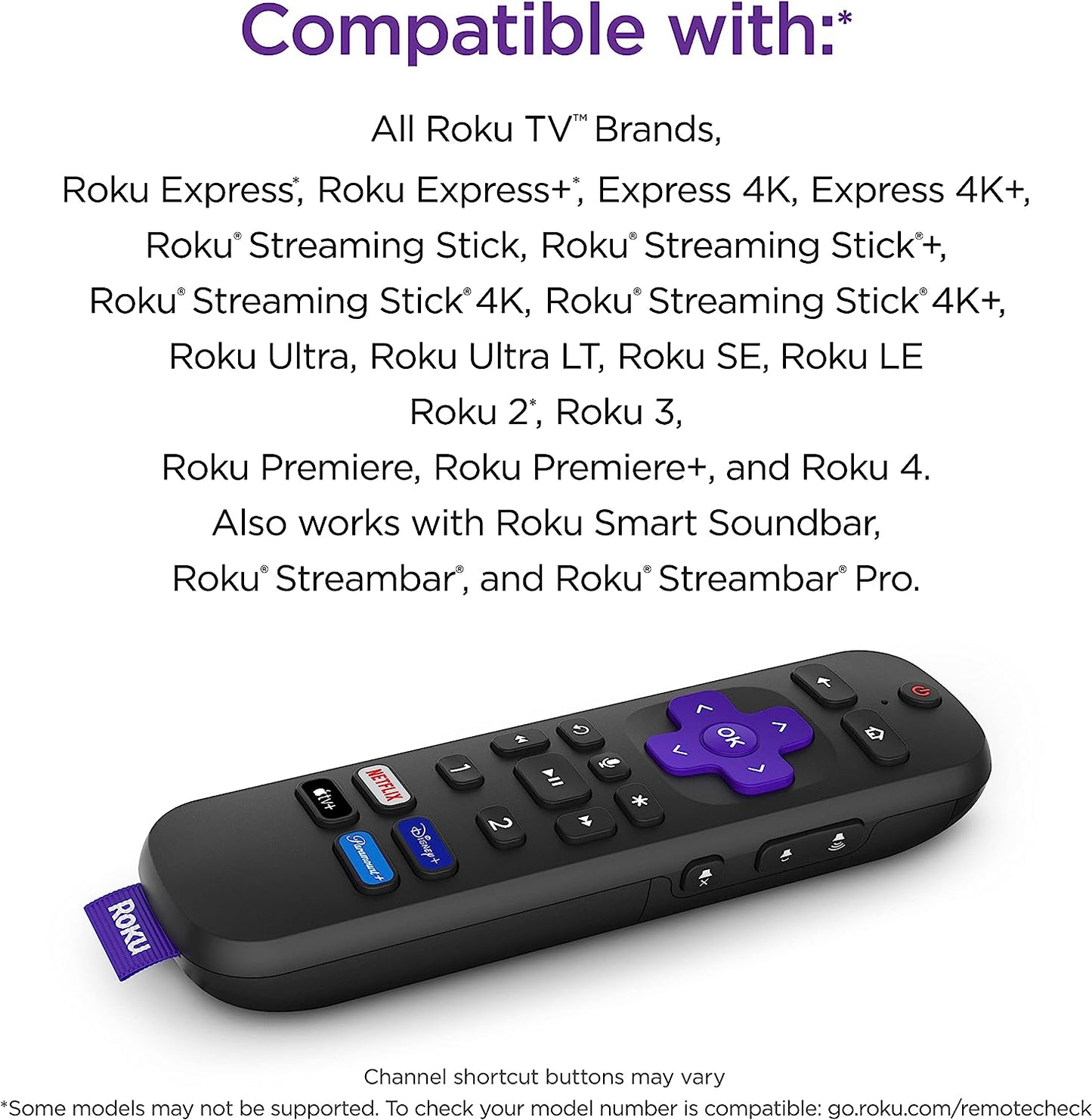 Roku Voice Remote Pro - Replacement Remote Control