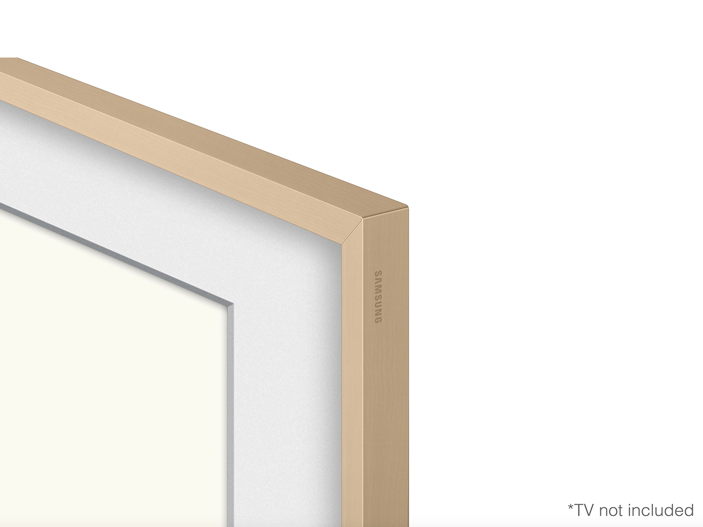(Open Box) Samsung 65-in The Frame Customizable Bezel - VG-SCFA65BEBZA - Modern Beige (2021)