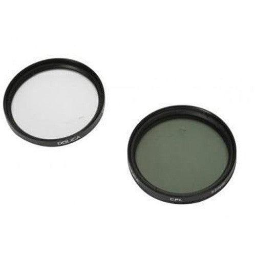 Dolica CF-K77 77mm UV and CPL Filter Kit