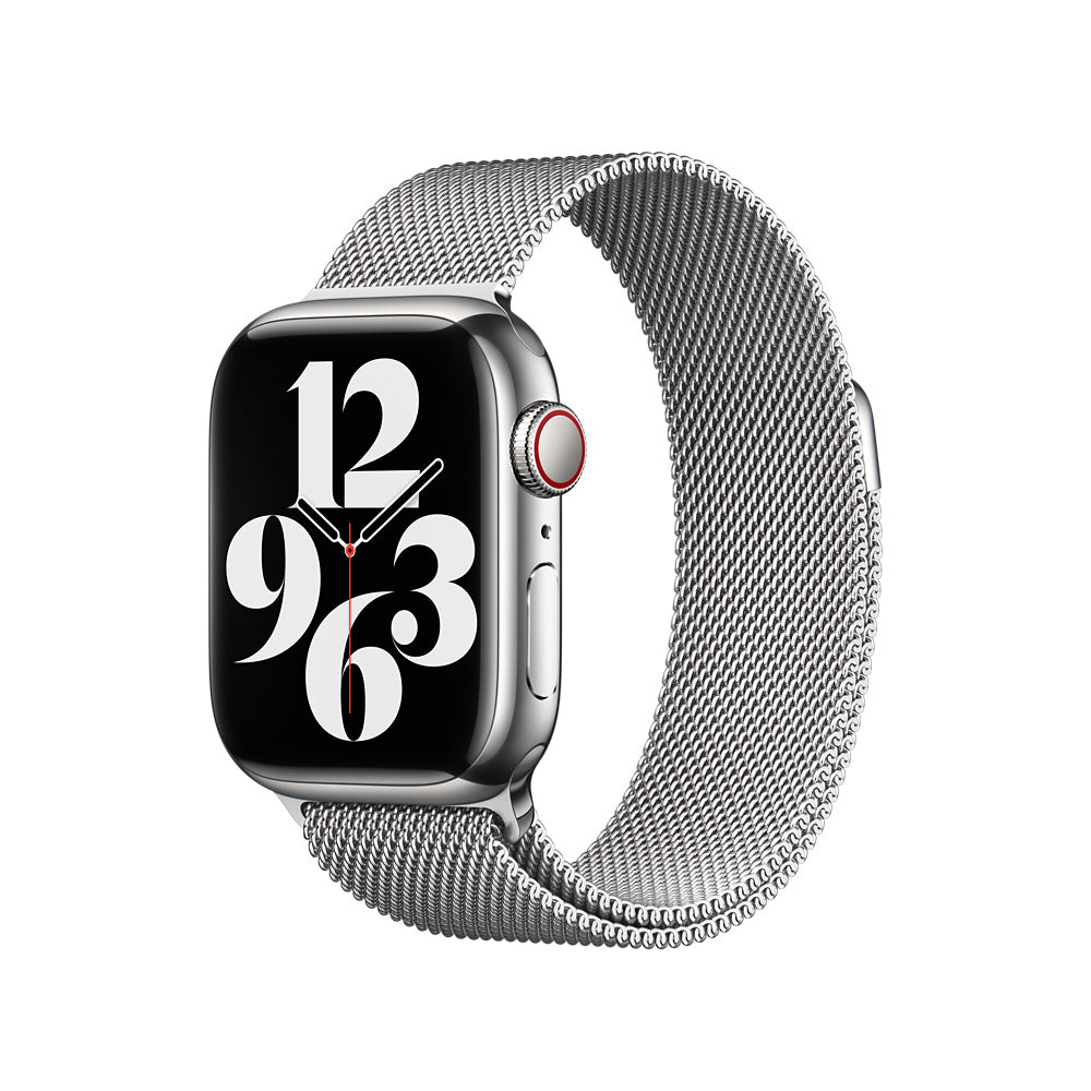 Apple 41mm Silver Milanese Loop - Silver - MTJN3AM/A