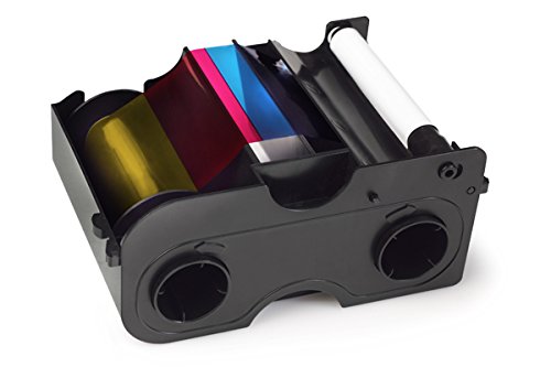 Fargo 45014 Half Panel Color Ribbon - YMCKO - For DTC1000