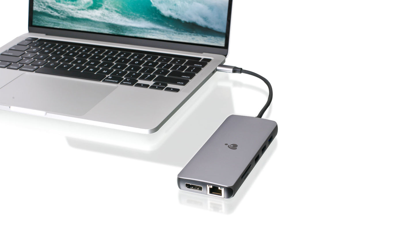 IOGEAR USB-C Triple HD Compact Dock w/ PD 3.0