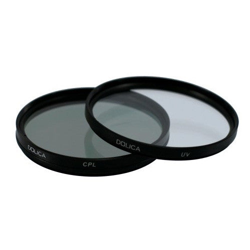 Dolica CF-K62 62mm UV and CPL Filter Kit