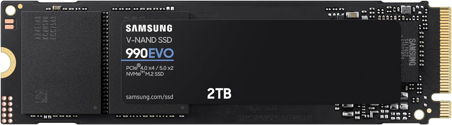 Samsung 2TB 990 EVO NVMe Gen SSD Internal Hard Drive