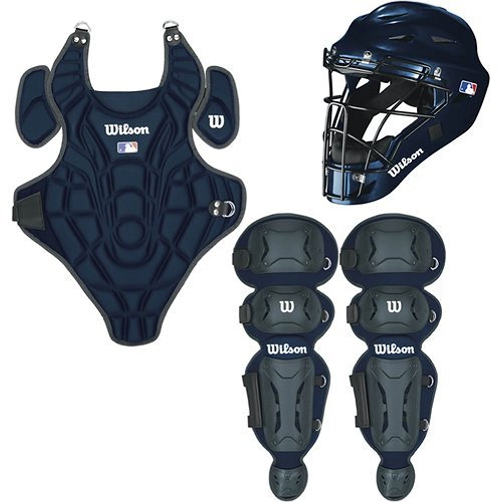Wilson EZ Gear Catcher's Kit, Navy, Small/Medium
