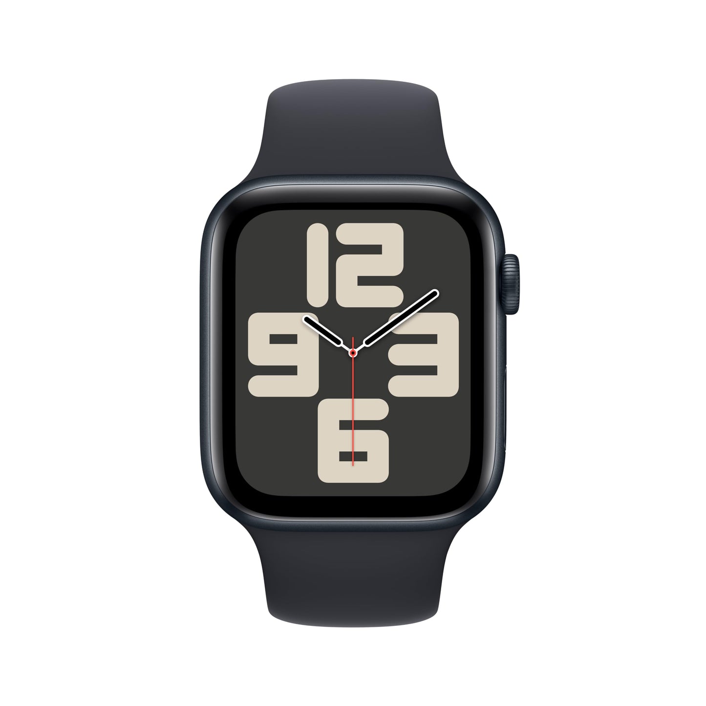 Apple Watch SE GPS 44mm Midnight Aluminum Case with Midnight Sport Band - M/L (2023)