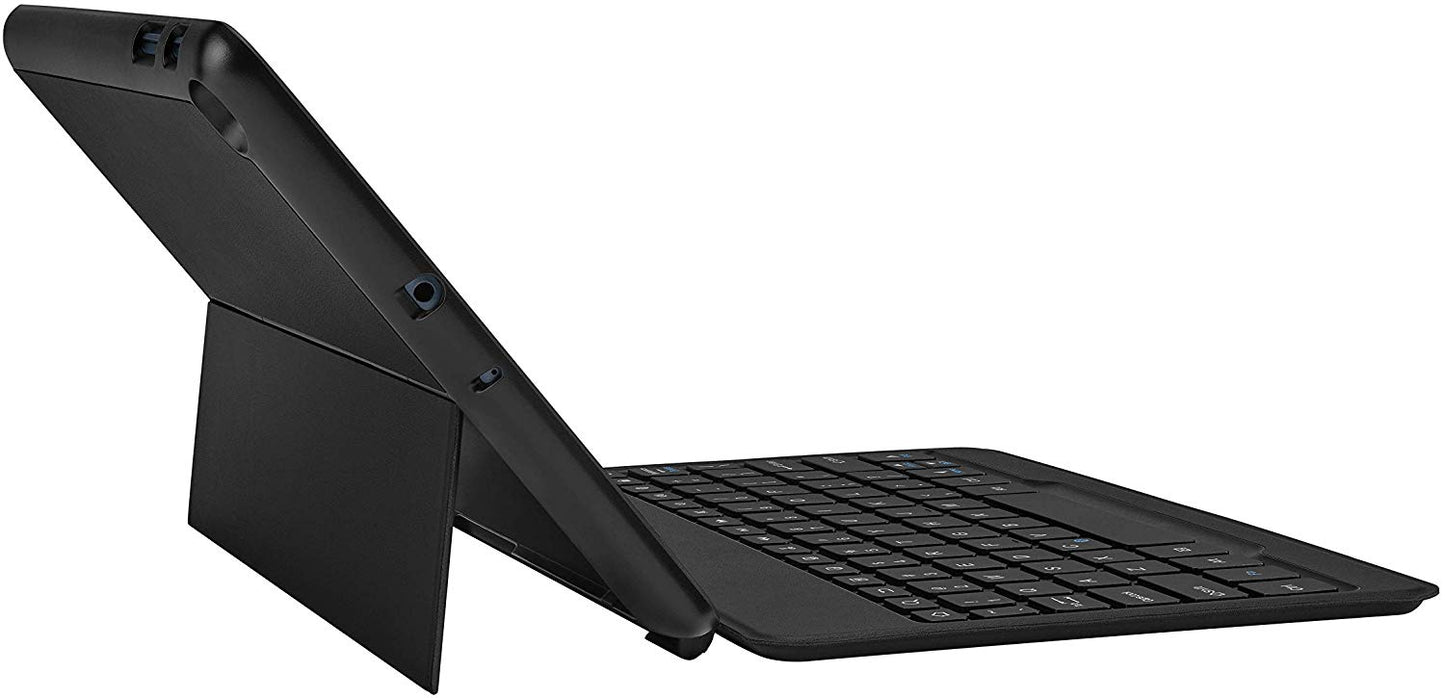 Samsung Galaxy Tab A 10.1-in Silver 128GB Tablet with Wireless Bluetooth Keyboard Case (Bundle)