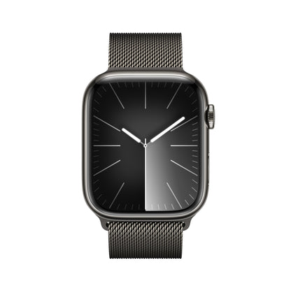 Apple Watch Series 9 GPS + Cellular 45mm Graphite Stainless Steel Case with Graphite Milanese Loop (2023)