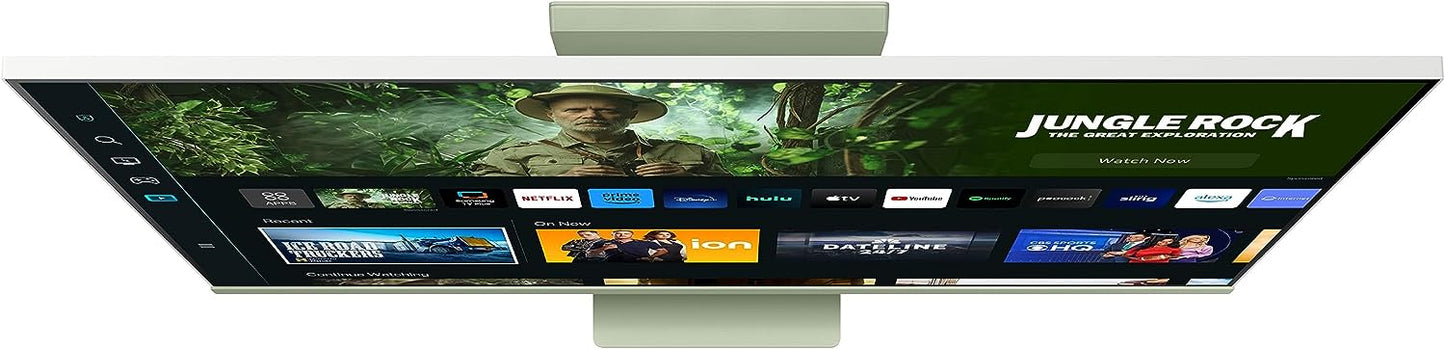 Samsung 32-in M80C UHD HDR Smart Computer Monitor - Spring Green - LS32CM80GUNXZA