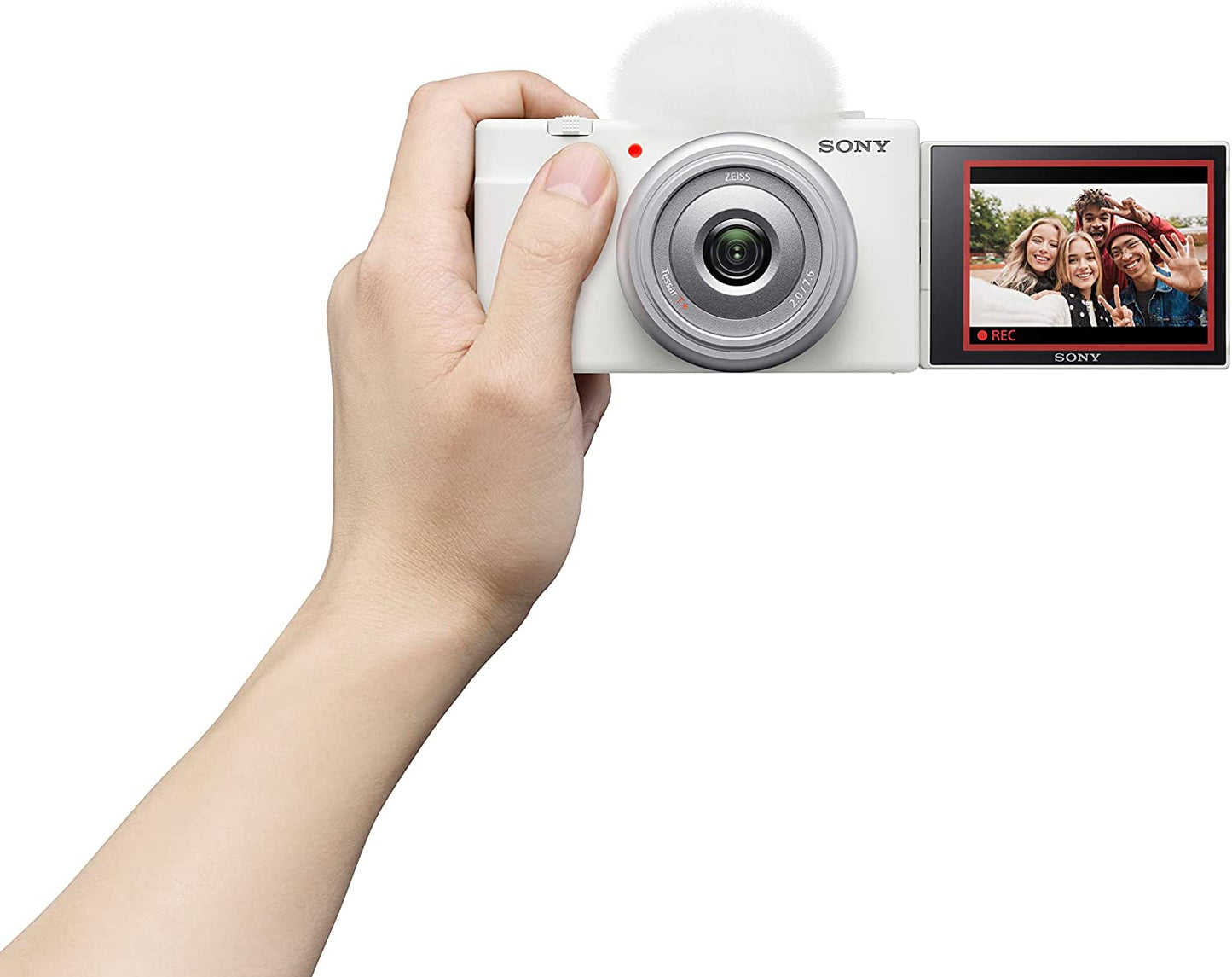 Sony ZV-1F Vlogging Camera (White)