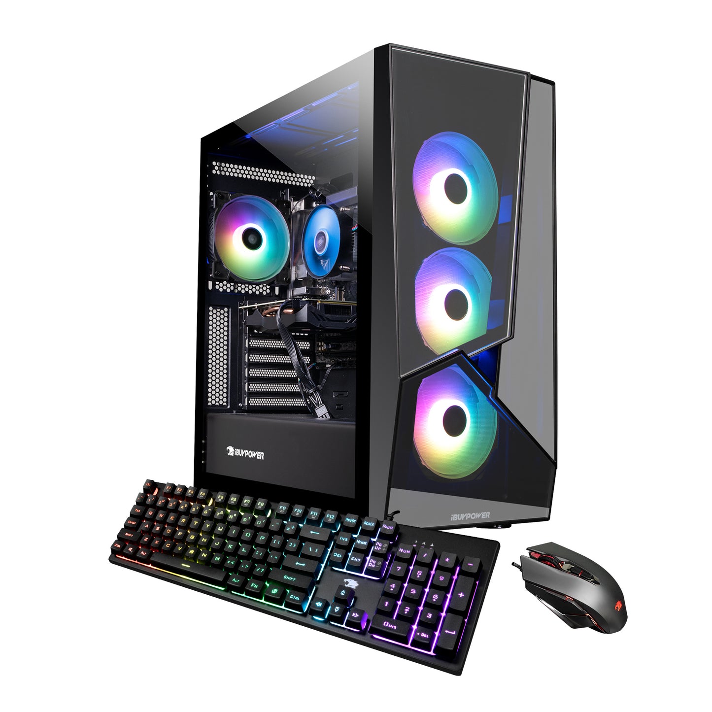 (Open Box) iBUYPOWER Slate 5 MR Gaming Desktop Computer, Ryzen 5 5600, 500GB SSD, RTX 3060 16 GB