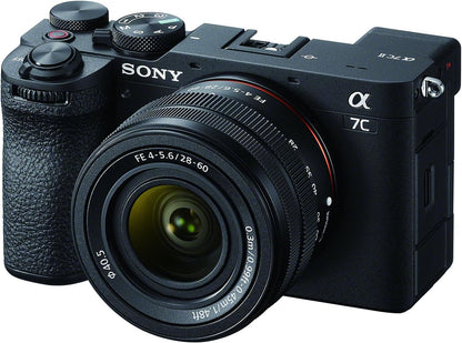 Sony Alpha 7C II Full-frame Interchangeable Lens Hybrid Camera w/ 28-60mm Lens (Black)