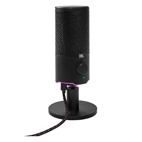 JBL Quantum Stream Dual-Pattern USB Microphone for Streaming, Recording, and Gaming