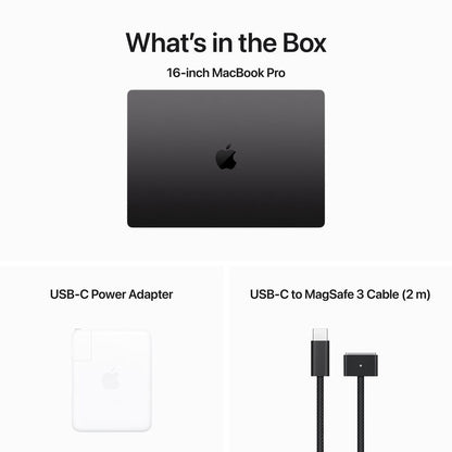 (CTO) Apple MacBook Pro 16-in - M3 Pro 12C CPU - 18C GPU, 36GB, 4TB - (Fall 23) Z1AF001A0 - Space Black