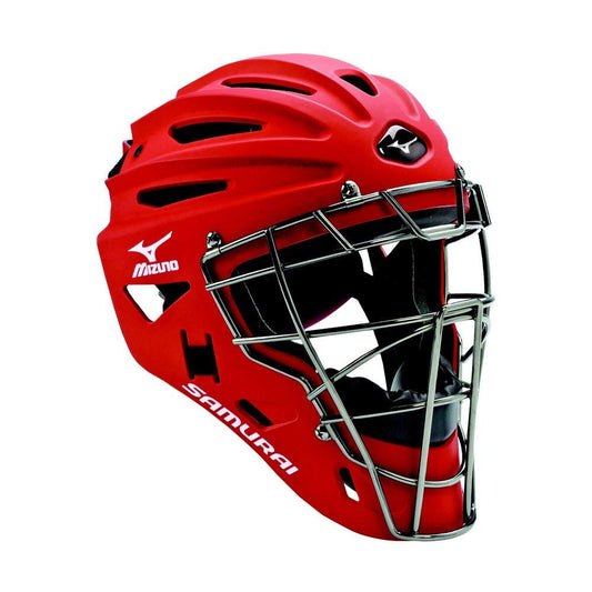Mizuno G4 Samurai Catcher's Helmet - Red
