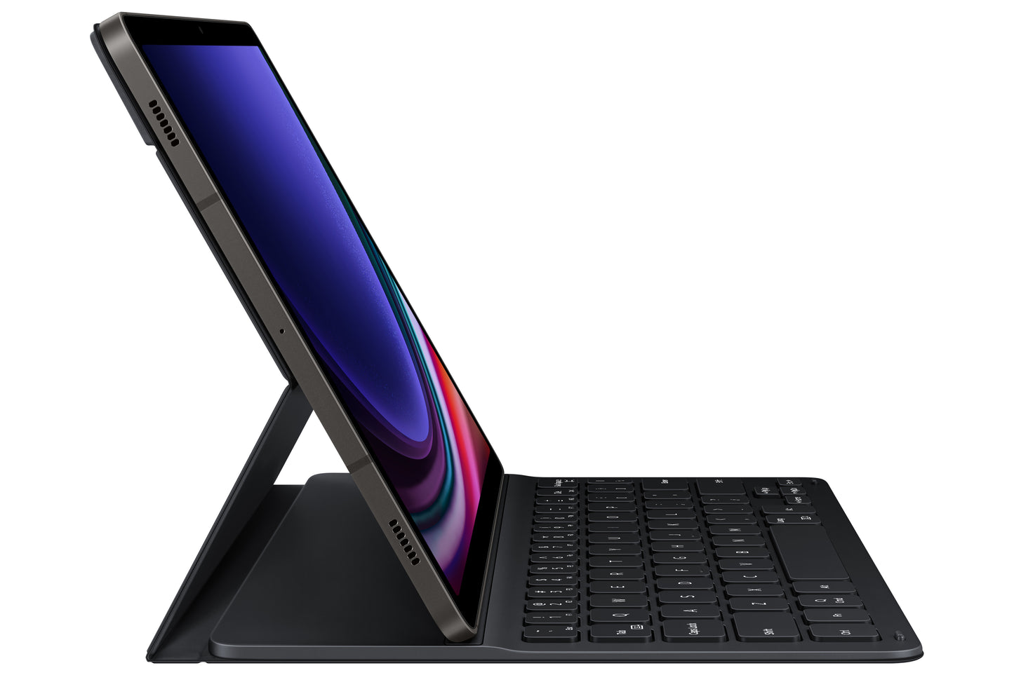 Samsung Bookcover Keyboard Slim for Tab S9 / Tab S9 FE Black, EF-DX710UBEGUJ