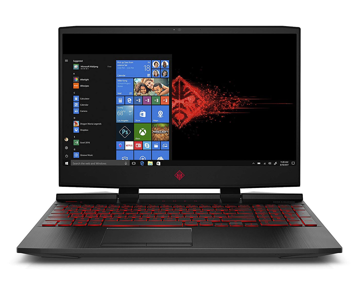 HP Omen 15-dc1010nr Gaming Laptop Computer i7 15.6-in 8GB 256 GB DSC GTX 1650 4GB