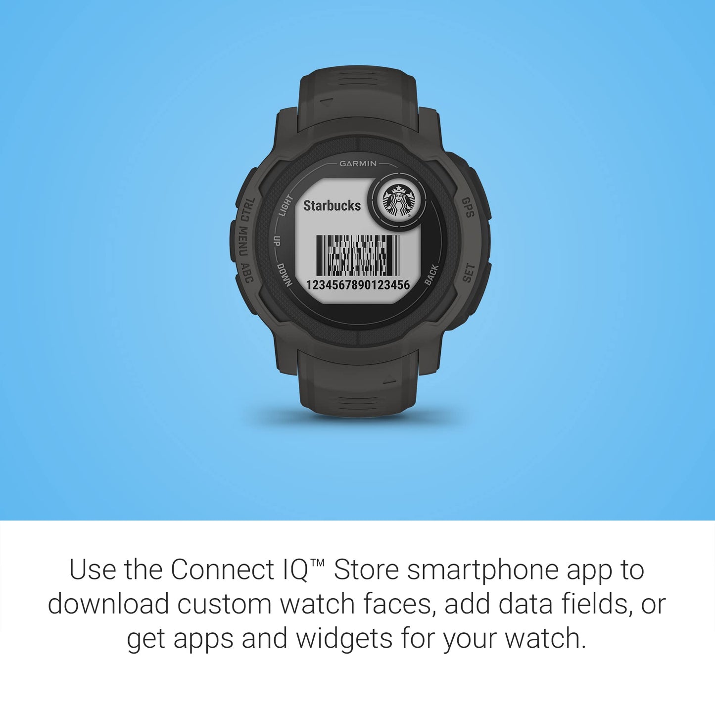 Garmin Instinct 2, Rugged Outdoor Watch with GPS, Built for All Elements, Multi-GNSS Support, Tracback Routing and More, Graphite