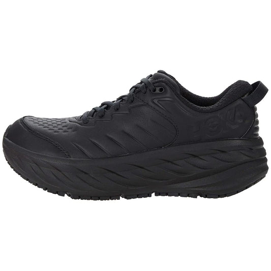 Hoka Bondi 8 Women's (Wide) Everyday Running Shoe - Black / Black - Size 9.5