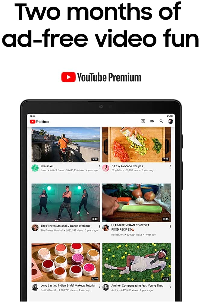 Samsung Galaxy Tab A7 Lite Wi-Fi 8.7-in 64GB Silver SM-T220NZSFXAR (2021)