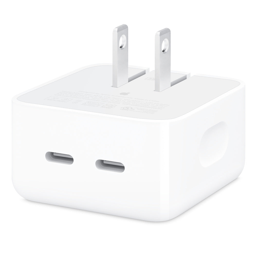 Apple 35W Dual USB-C Port Compact Power Adapter - MNWM3AM/A
