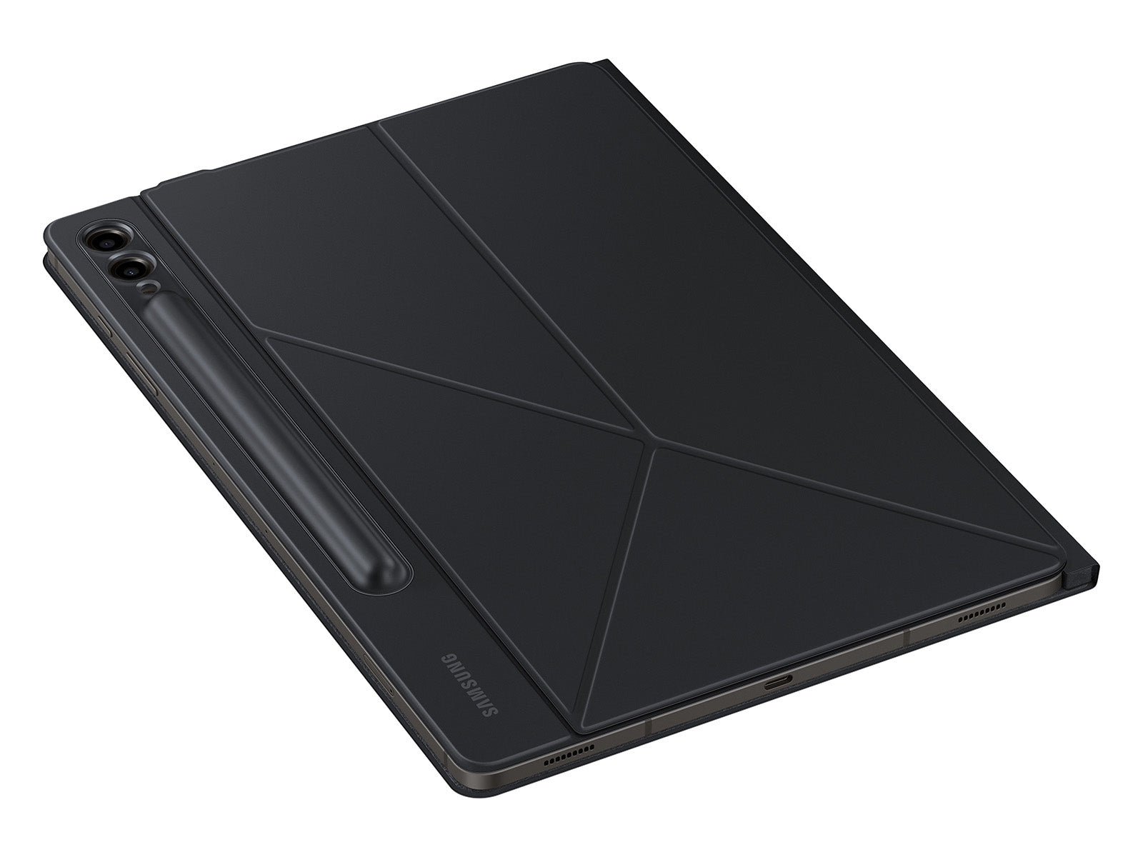 Samsung - Galaxy Tab S9+ Smart Book Cover - Black