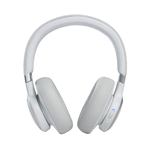 JBL Tune 660NC Wireless On-Ear Active Noise Cancelling Headphones (Blue) 