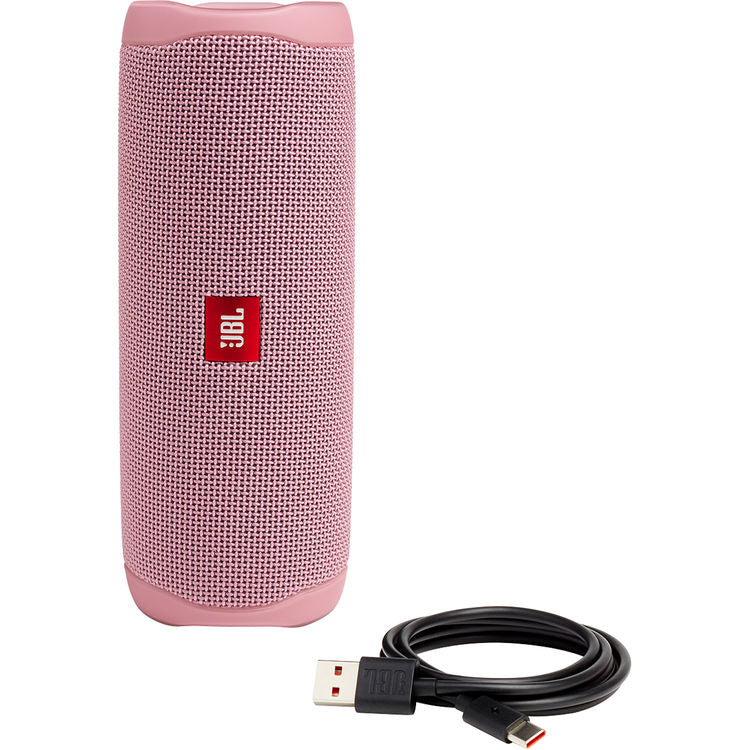 JBL Flip 5 Portable Waterproof Bluetooth Speaker - Dusty Pink