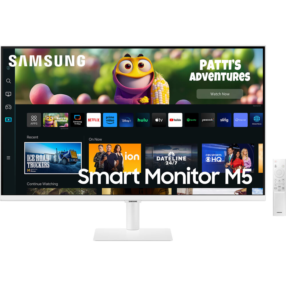 Samsung M50C 32" HDR Smart Monitor (White) - LS32CM501ENXZA