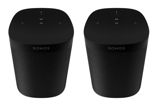 SONOS One (Gen 2) - Smart Speaker with Alexa - Black (Pair)