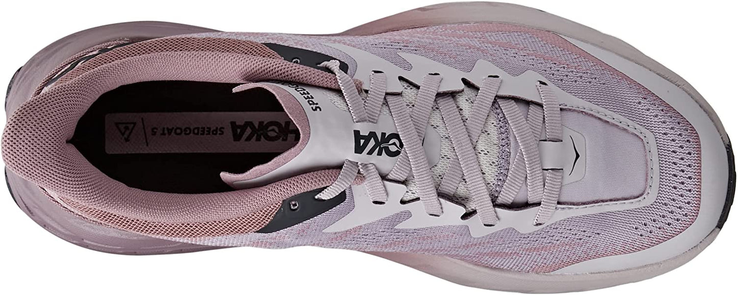 (Open Box) Hoka Speedgoat 5 Women's Trail Running Shoe - Elderberry / Lilac Marble - Size 9