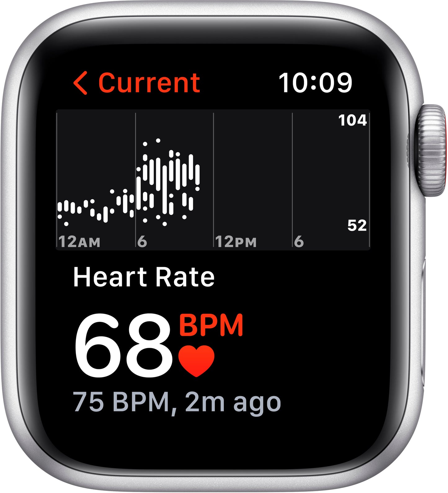 Apple Watch Nike SE GPS + Cellular, 40mm Silver Aluminum Case with Pure Platinum/Black Nike Sport Band