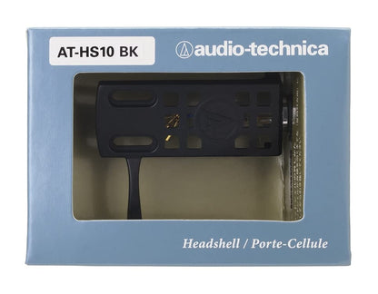 Audio-Technica AT-HS10BK 1/2" Universal Headshell for 4-Pin Turntable Cartridges, Black