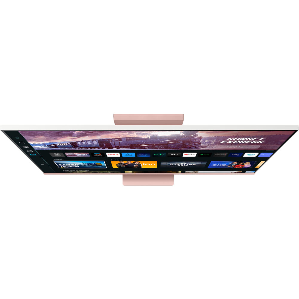 Samsung 32-in M80C UHD HDR Smart Computer Monitor - Sunset Pink - LS32CM80PUNXZA