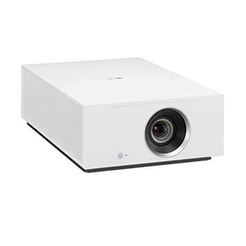 LG CineBeam 4K UHD Hybrid Home Cinema Smart Projector w/ 2000 Lumens (White) - HU710PW