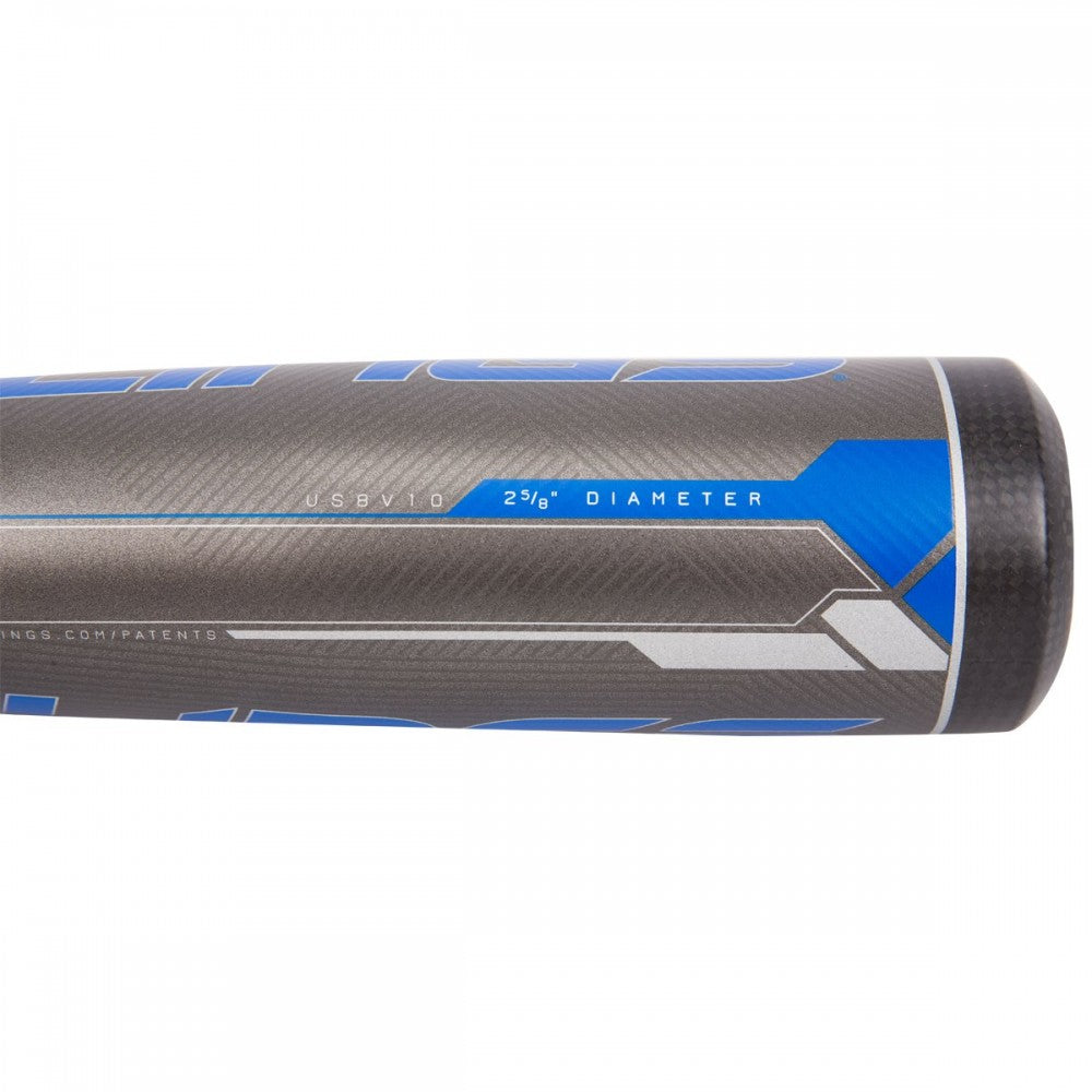 (Open Box) Rawlings Velo Hybrid 2-5/8 Big Barrel USA (-10) Baseball Bat, 32/22 oz.