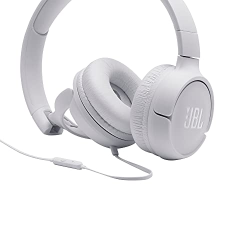 JBL TUNE 500 - Wired On-Ear Headphones - White
