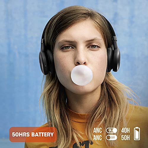 JBL Live 460NC - Wireless On-Ear Noise Cancelling Headphones - Blue