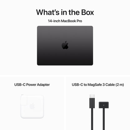 Apple MacBook Pro 14-in M3 8C CPU - 10C GPU, 16GB 1TB, Space Black - MXE03LL/A (Spring 2024)