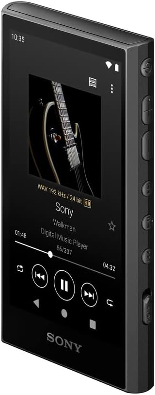 Sony NW-A306/B Walkman 32GB Digital Music Player with Android, 36 Hour Battery – Black