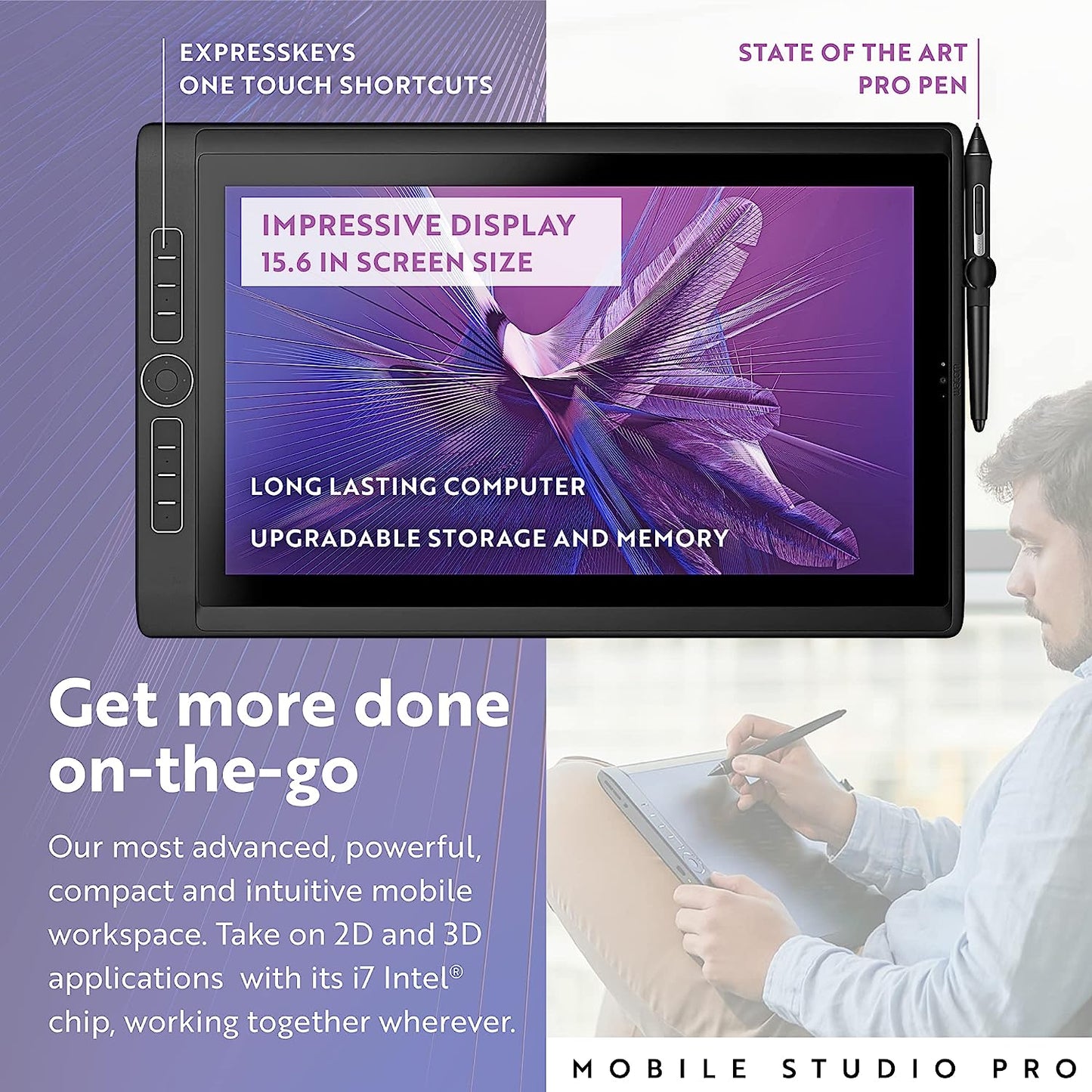 Wacom Mobile Studio Pro 16 inch Graphing Tablet - 2nd Generation