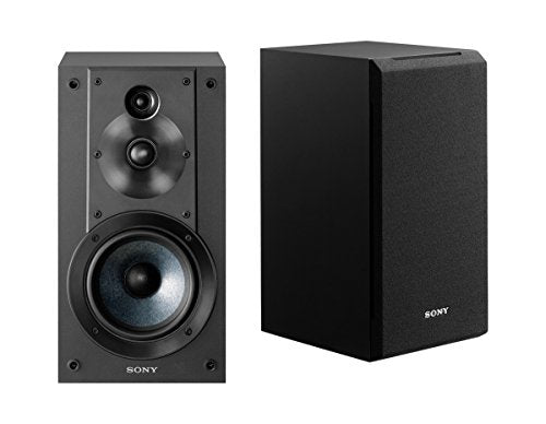 (Open Box) Sony SSCS5 3-Way 3-Driver Bookshelf Speaker System, Black