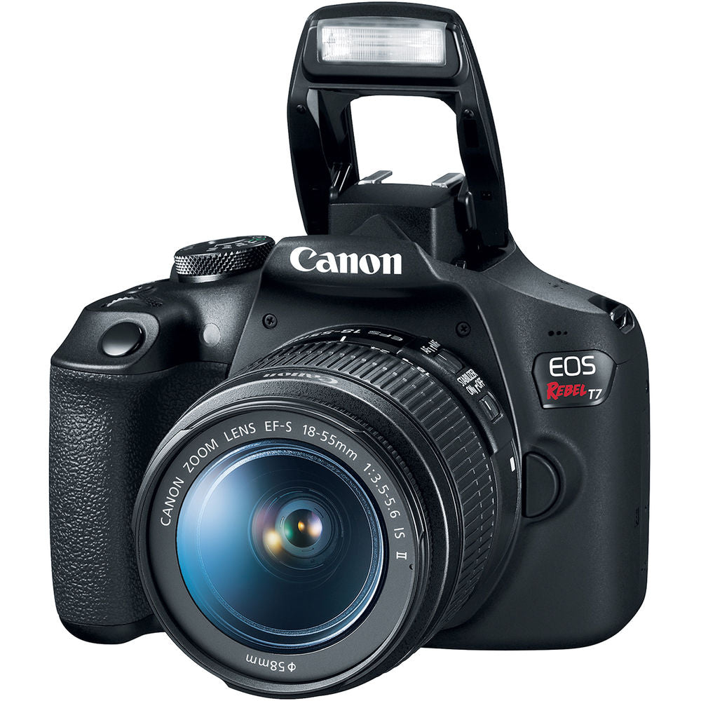 Canon EOS Rebel T7 Digital SLR Camera EF 18-55mm + EF 75-300mm KIT