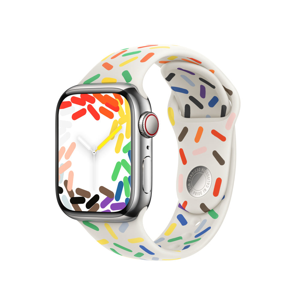 Apple 41mm Pride Edition Sport Band M/L - Rainbow - MUQ23AM/A