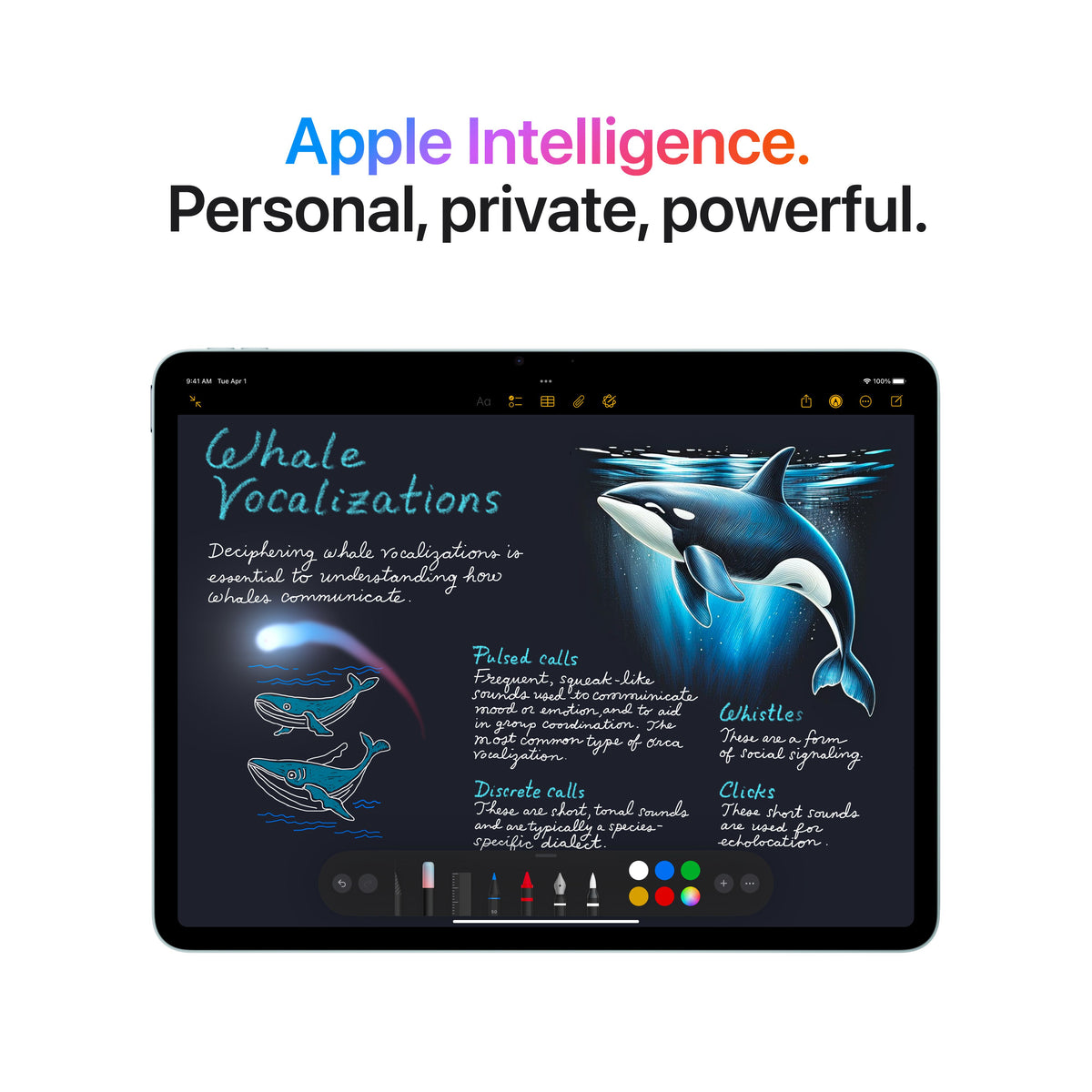 (Open Box) Apple 11-inch iPad Air (M3) - Wi-Fi + Cellular 1TB - Blue - MCG94LL/A - (7th Gen)