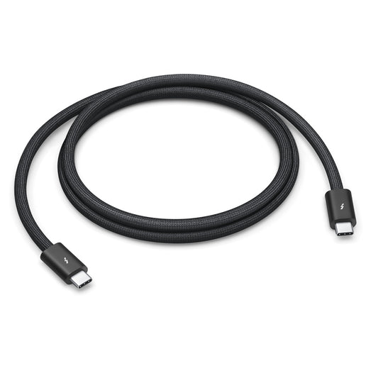 (Open Box) Apple Thunderbolt 4 (USB-C) Pro Cable (1m) - Black - MU883AM/A