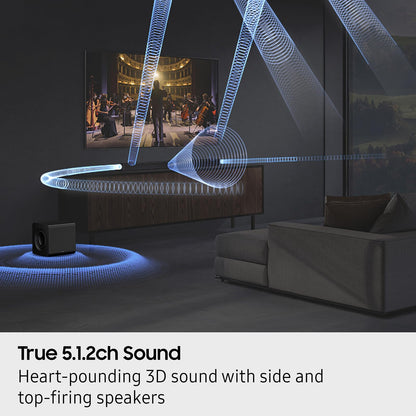 Samsung HW-Q800F 5.1.2 Channel Soundbar, 400W Dolby ATMOS 5.1ch (2025)