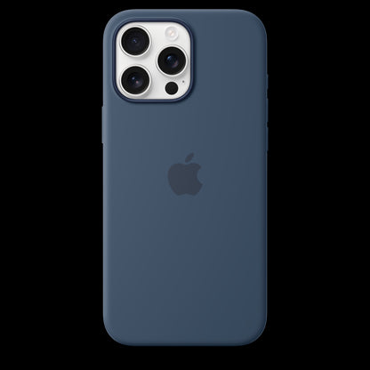 Apple iPhone 16 Pro Max Silicone Case with MagSafe - Denim - MYYU3ZM/A (2024)