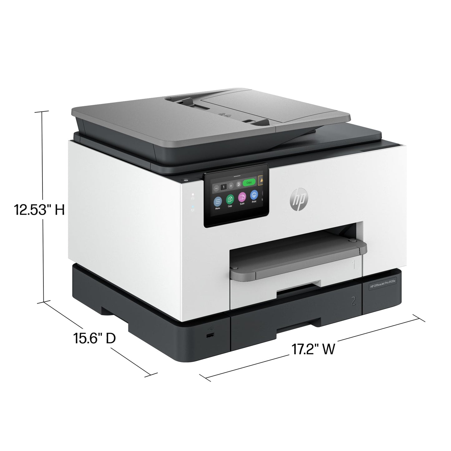 HP OfficeJet Pro 9135e All-in-One Printer, Copier, Scanner, Fax, Wireless, 2 Sided Print/Scan - 404M0A#B1H